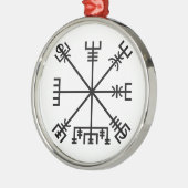 Vegvisir Viking Symbol Metalen Ornament (Links)