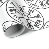 vegvisir Viking Symbol Norse Shield Odin Cadeaupapier (Rol Hoek)