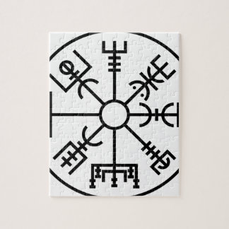vegvisir Viking Symbol Norse Shield Odin Legpuzzel