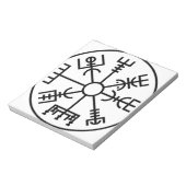 vegvisir Viking Symbol Norse Shield Odin Notitieblok (Linkerzijde)