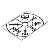 vegvisir Viking Symbol Norse Shield Odin Notitieboek (Linkerzijde)