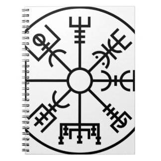 vegvisir Viking Symbol Norse Shield Odin Notitieboek