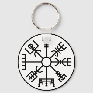vegvisir Viking Symbol Norse Shield Odin Sleutelhanger