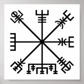 Vegvisir Viking Symbol Poster (Voorkant)