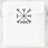 Vegvisir Viking Symbol Ronde Sticker (Tas)
