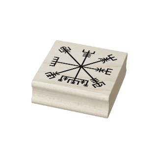 Vegvisir Viking Symbol Rubberstempel