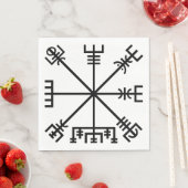 Vegvisir Viking Symbol Servet (Insitu)