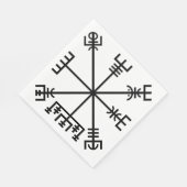 Vegvisir Viking Symbol Servet (Hoek)