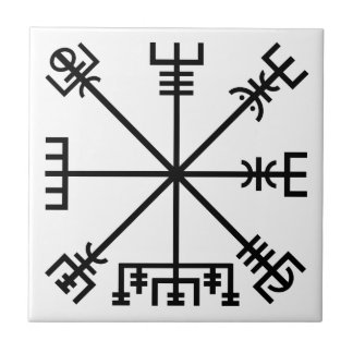 Vegvisir Viking Symbol Tegeltje