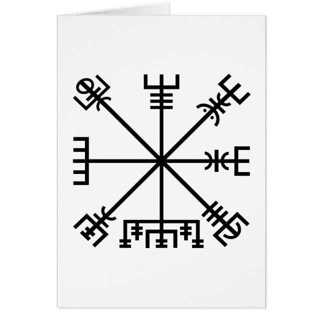 Vegvisir Viking-symbool (Voorkant)