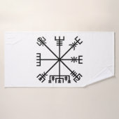 Vegvisir Viking-symbool Badhanddoek (Badhanddoek)