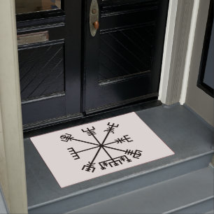 Vegvisir Viking-symbool Deurmat