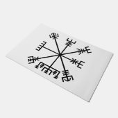 Vegvisir Viking-symbool Deurmat (Schuin)