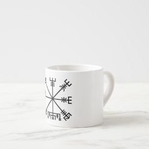 Vegvisir Viking-symbool Espresso Kop