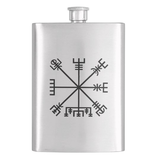 Vegvisir Viking Symbool Flacon (Voorkant)