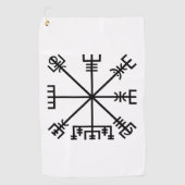 Vegvisir Viking-symbool Golfhanddoek (Voorkant)