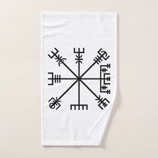Vegvisir Viking-symbool Handdoek (Handdoek)