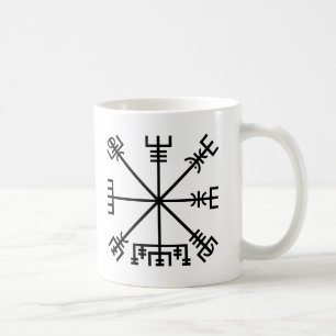 Vegvisir Viking-symbool Koffiemok