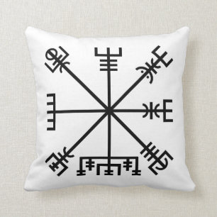 Vegvisir Viking-symbool Kussen