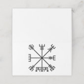 Vegvisir Viking Symbool Plaatskaartje (Buitenkant ongevouwen)