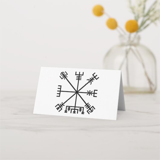 Vegvisir Viking Symbool Plaatskaartje (Voorkant)