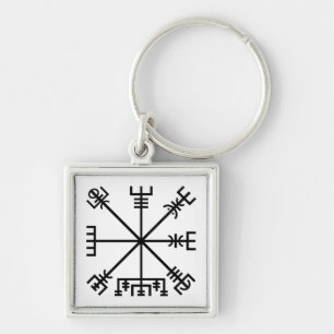 Vegvisir Viking-symbool Sleutelhanger