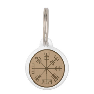 Vegvsir Stave Sigil Huisdierpenning