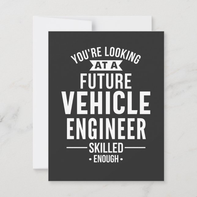 Vehicle engineer gift (Voorkant)