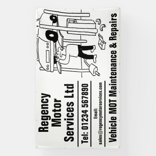 Vehicle Maintenance Garage Spandoek (Verticaal)