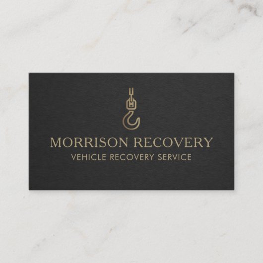 Vehicle Recovery Service QR Code Visitekaartje (Voorkant)