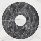 Veil als een röntgenafbeelding wijnglaslabel (Voorkant)