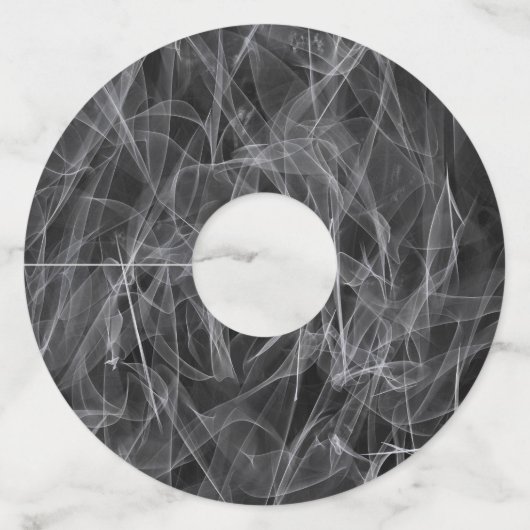 Veil als een röntgenafbeelding wijnglaslabel (Voorkant)