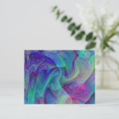 Veil Dancing Briefkaart (Staand voorkant)