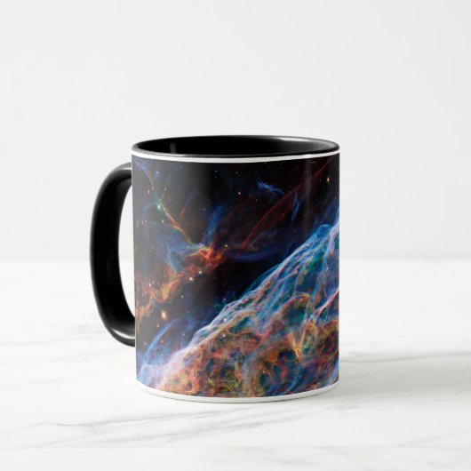 Veil Nebula NASA Hubble Space Photo Mok (Voorkant links)