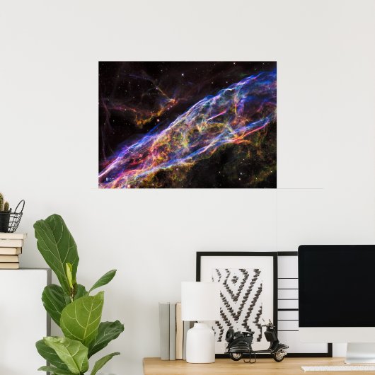 Veil Nebula. NGC 6960 - Poster (Thuiskantoor)