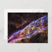 Veil Nebula Supernova Remnant Briefkaart (Voorkant / Achterkant)