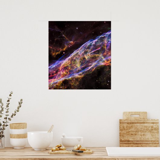 Veil Nebula Supernova Remnant Poster (Keuken)