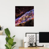Veil Nebula Supernova Remnant Poster (Thuiskantoor)