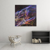 Veil Nebula Supernova Remnant Square Canvas Afdruk