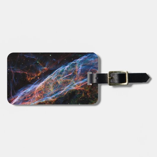 Veil Nebula Supernova Remnants Hubble Telescope Bagagelabel (Voorkant horizontaal)
