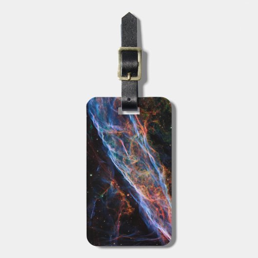 Veil Nebula Supernova Remnants Hubble Telescope Bagagelabel (Voorkant verticaal)