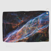Veil Nebula Supernova Remnants Hubble Telescope Golfhanddoek (Horizontaal)