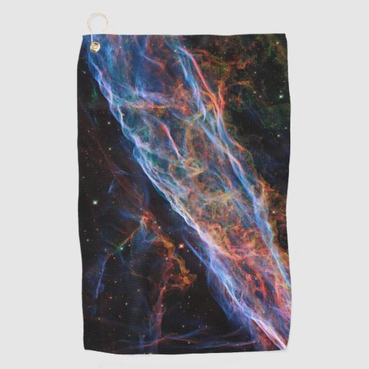 Veil Nebula Supernova Remnants Hubble Telescope Golfhanddoek (Voorkant)