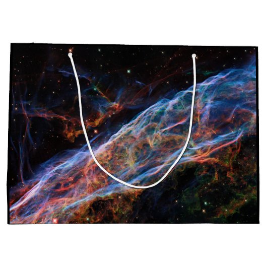 Veil Nebula Supernova Remnants Hubble Telescope Groot Cadeauzakje (Achterkant)