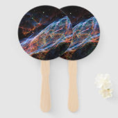 Veil Nebula Supernova Remnants Hubble Telescope Handwaaier (Voorkant en achterkant)