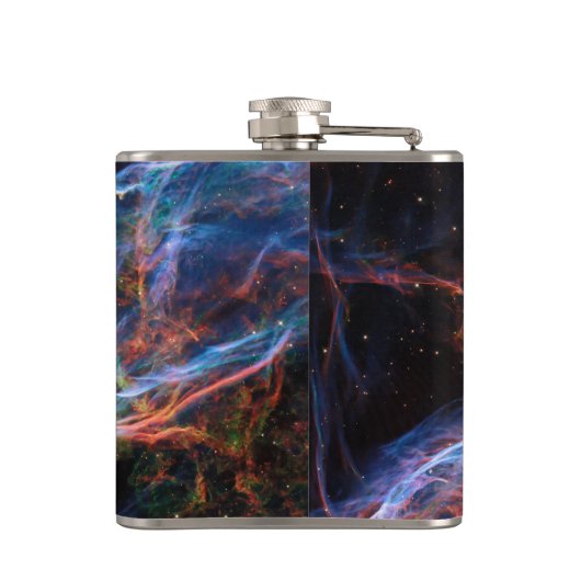 Veil Nebula Supernova Remnants Hubble Telescope Heupfles (Achterkant)