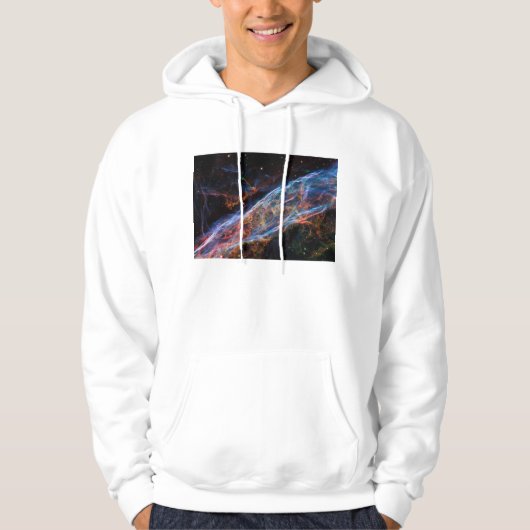 Veil Nebula Supernova Remnants Hubble Telescope Hoodie (Voorkant)