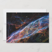 Veil Nebula Supernova Remnants Hubble Telescope Kaart (Voorkant)