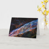 Veil Nebula Supernova Remnants Hubble Telescope Kaart (Gele Bloem)