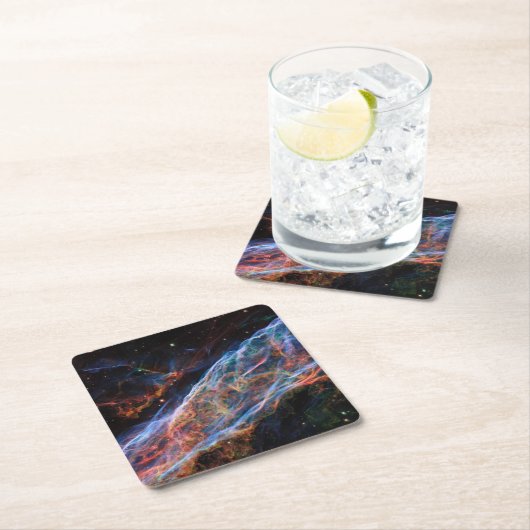 Veil Nebula Supernova Remnants Hubble Telescope Kartonnen Onderzetters (Insitu)